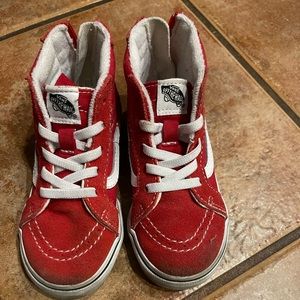 Toddler boys Vans size 9 worn 2 times